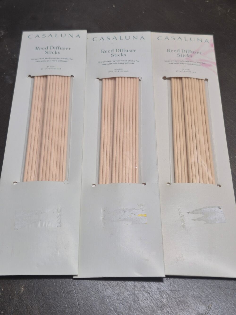 3 Casaluna Unscented Reed Diffuser Sticks 48 Total Sticks/6 Refills s18